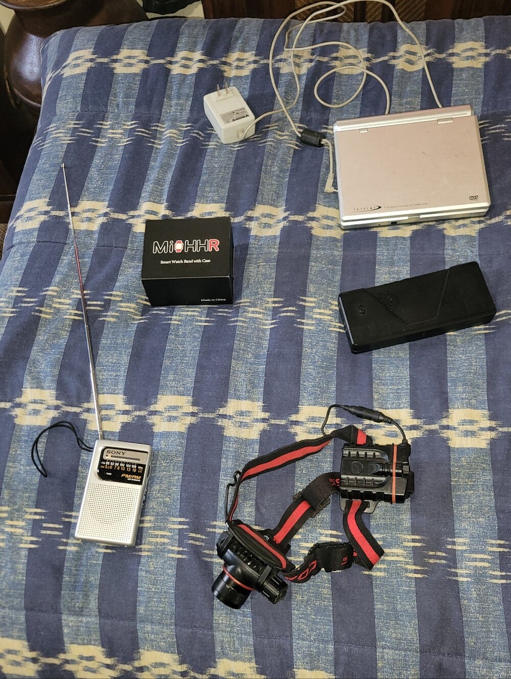 Collection of assorted portable electronic devices and accessories